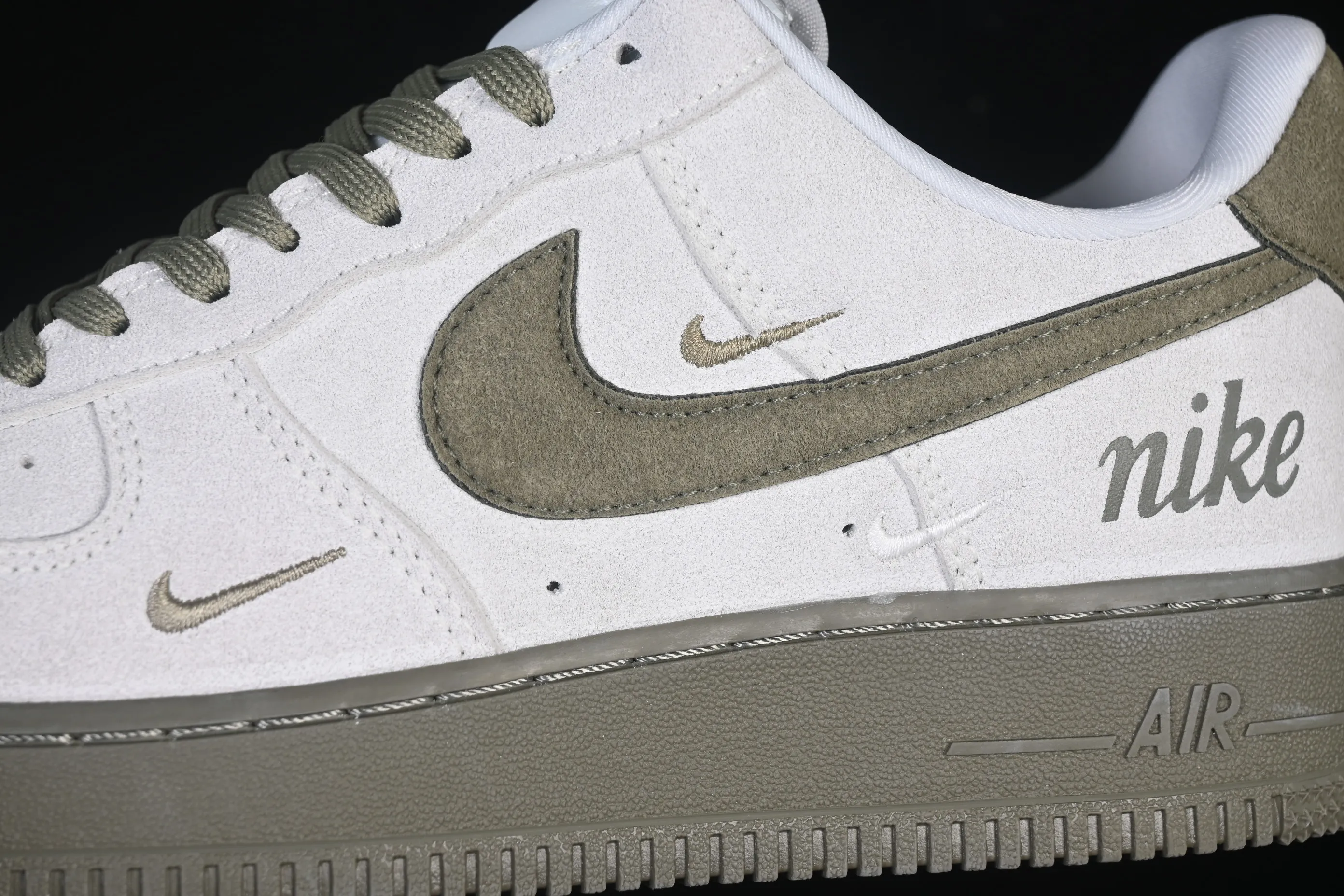 All Categories Nk Air Force 1 Air Force Series Nk Air Force 1 Low Air Force Low Nike Air Force 1'07 Low Olive Green Beige Air Force One Low Casual Shoes DF0188-122
